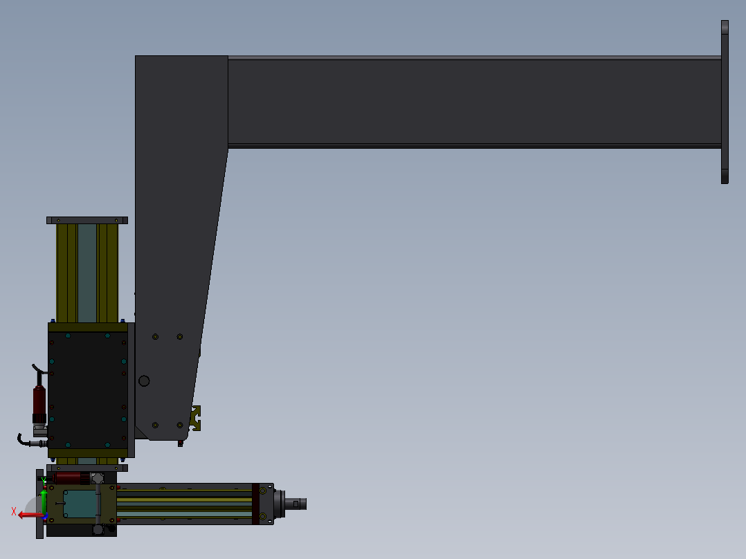 147数控机床后视图