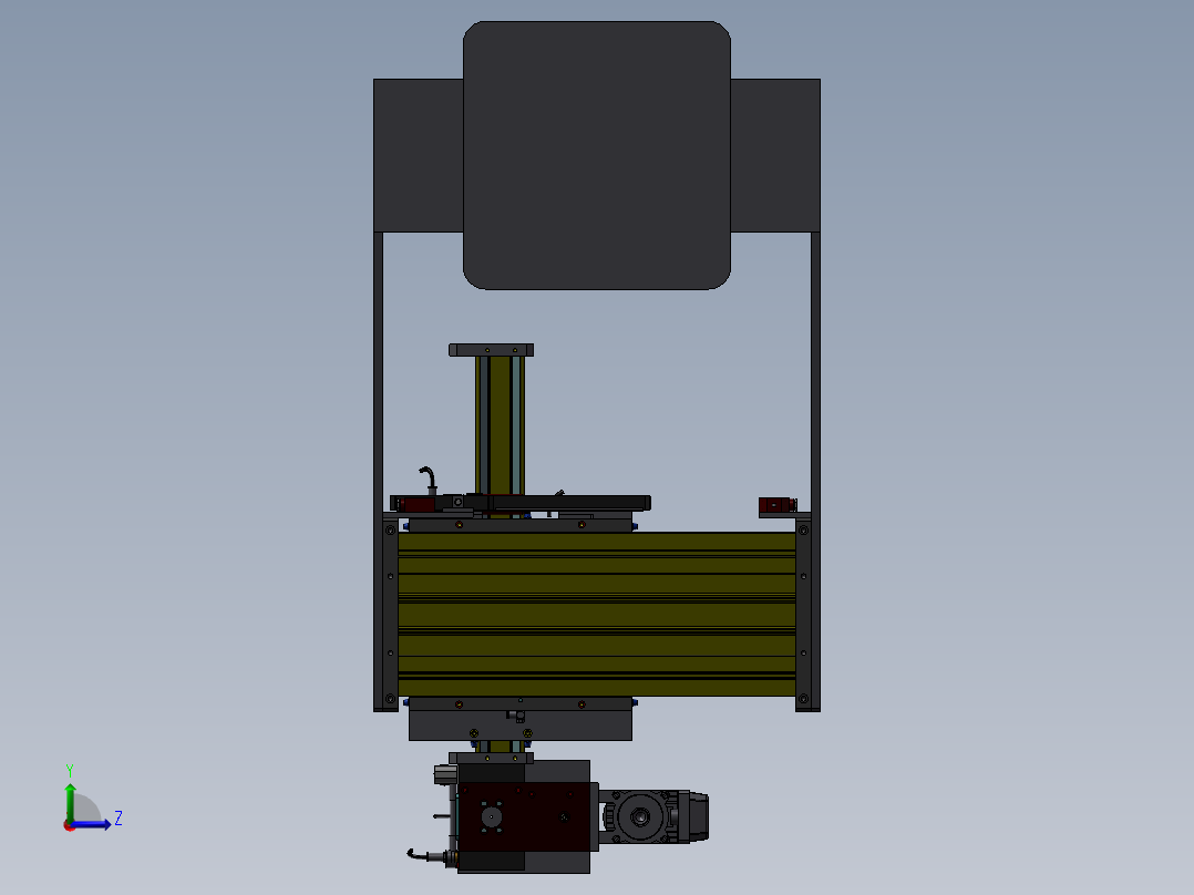 147数控机床左视图