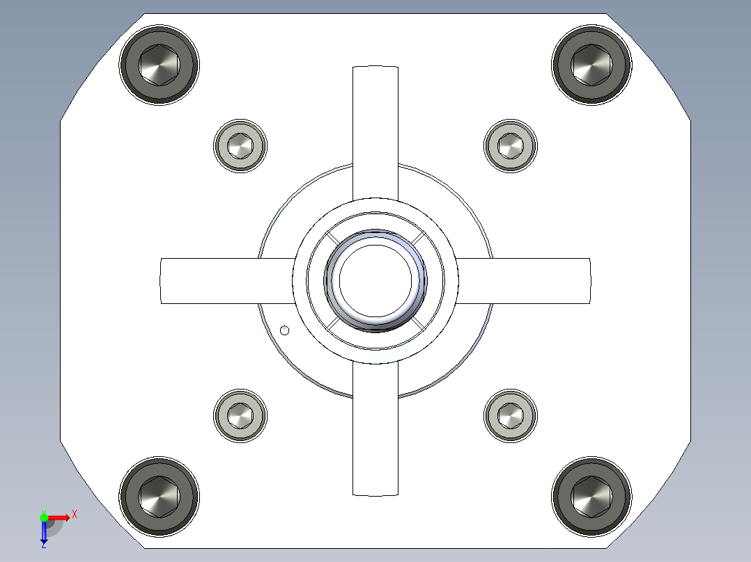 KOSMEKSWH2120-G多系列多零件图纸模型俯视图