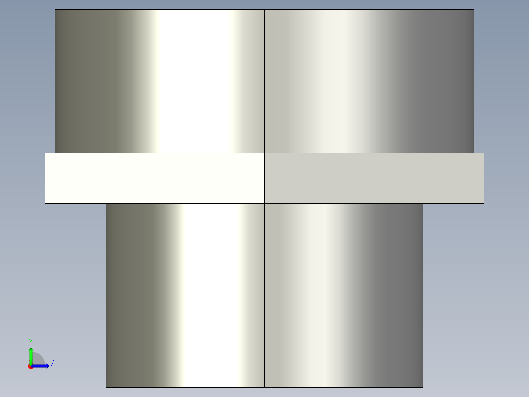 船舶管路系统SeaCor_PVC-SS_SPIGxFPT_37J178020_2in左视图