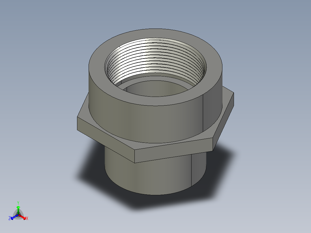 船舶管路系统SeaCor_PVC-SS_SPIGxFPT_37J178020_2in正等轴测图