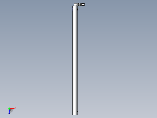 同步带滑台-半封闭B17-L100-S3500-R-P75-D3-N3俯视缩略图