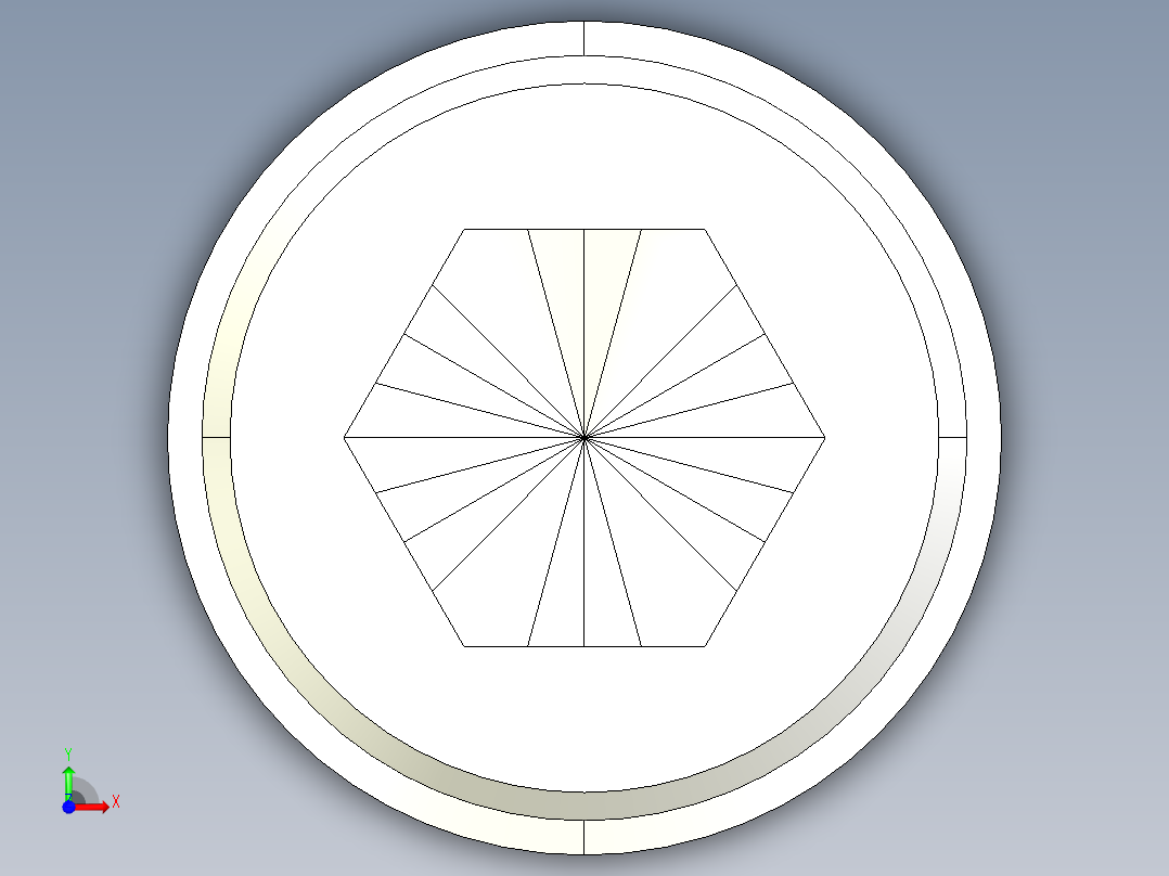 半圓定位珠螺絲(齒面)2272-3D多系列多零件图纸模型前视图
