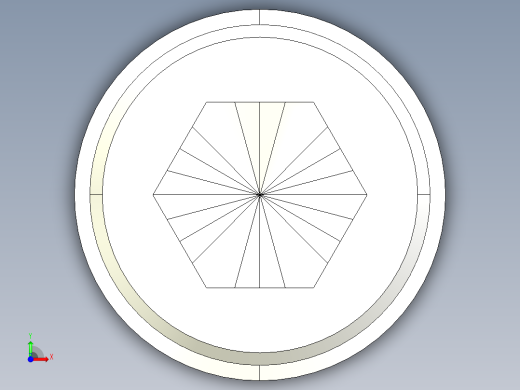 半圓定位珠螺絲(齒面)2272-3D多系列多零件图纸模型前视缩略图