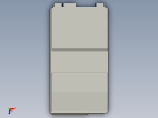 基恩士CV-3001_3501_kc图纸模型俯视缩略图