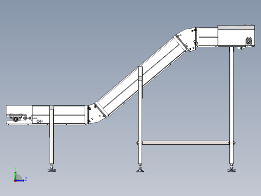 Z字提升输送机左视缩略图