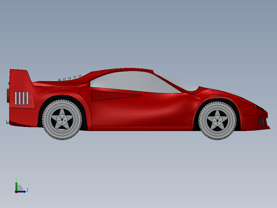 汽车车身 (46)左视图