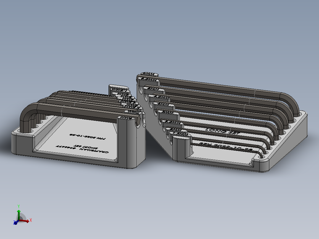 Craftsman_946677_20-pcs_MERIC_Hex_Key_Set_3DP主视图