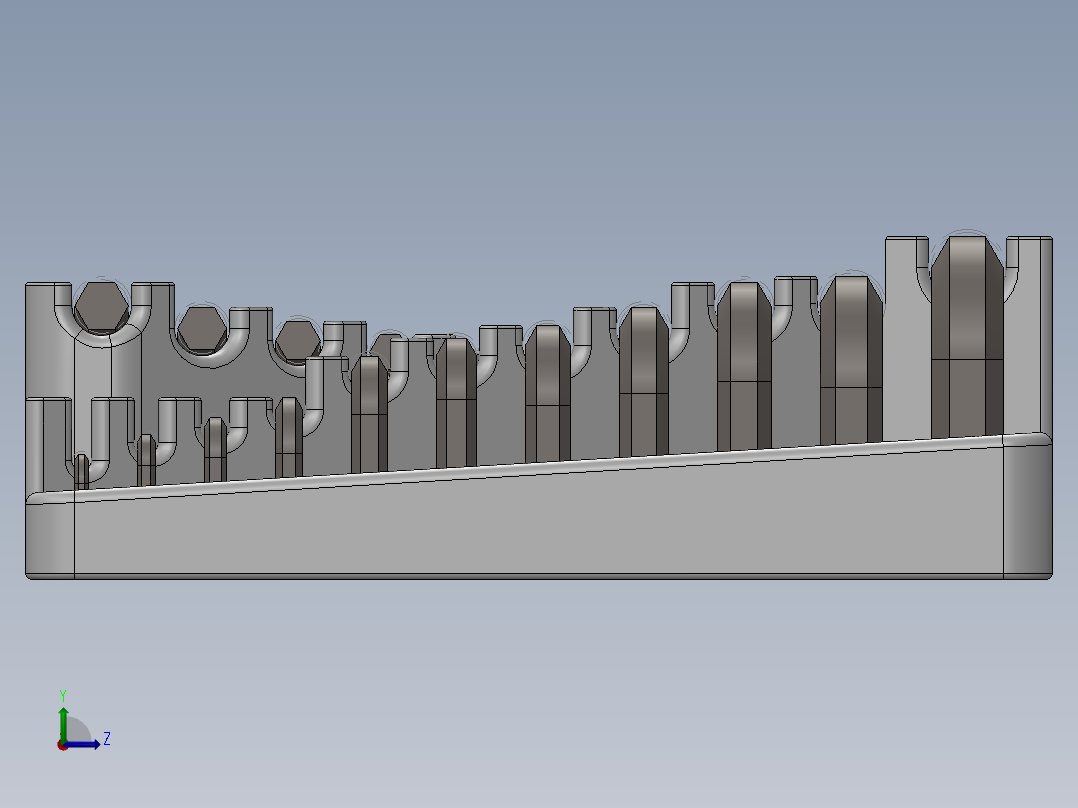 Craftsman_946677_20-pcs_MERIC_Hex_Key_Set_3DP左视图