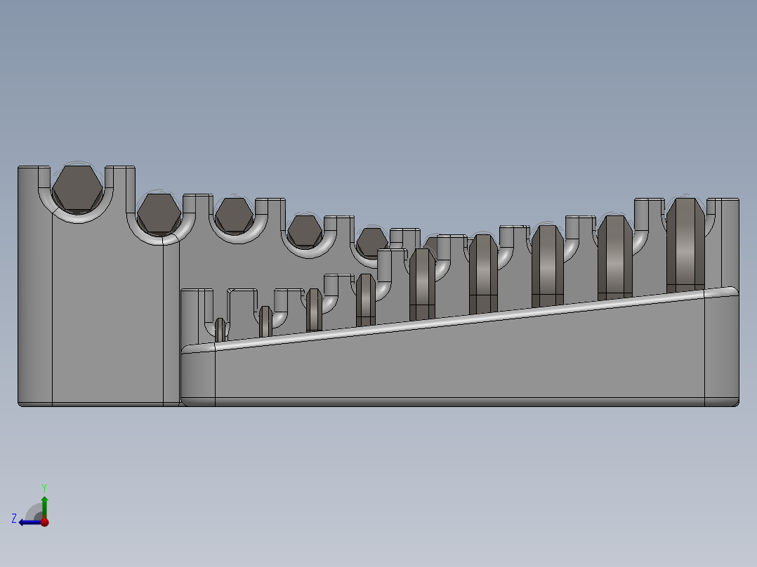 Craftsman_946677_20-pcs_MERIC_Hex_Key_Set_3DP右视图
