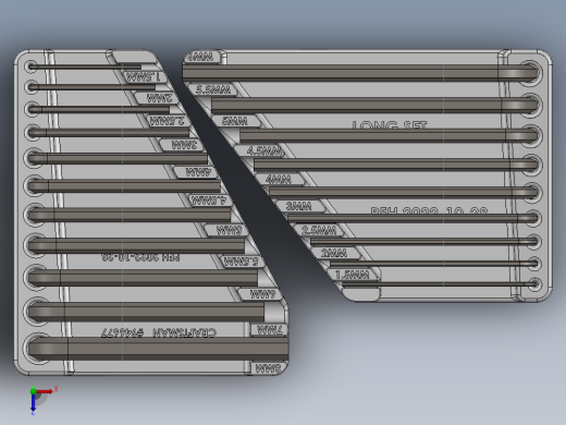 Craftsman_946677_20-pcs_MERIC_Hex_Key_Set_3DP俯视缩略图
