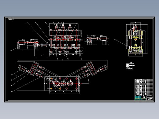 七辊棒材矫直机设计