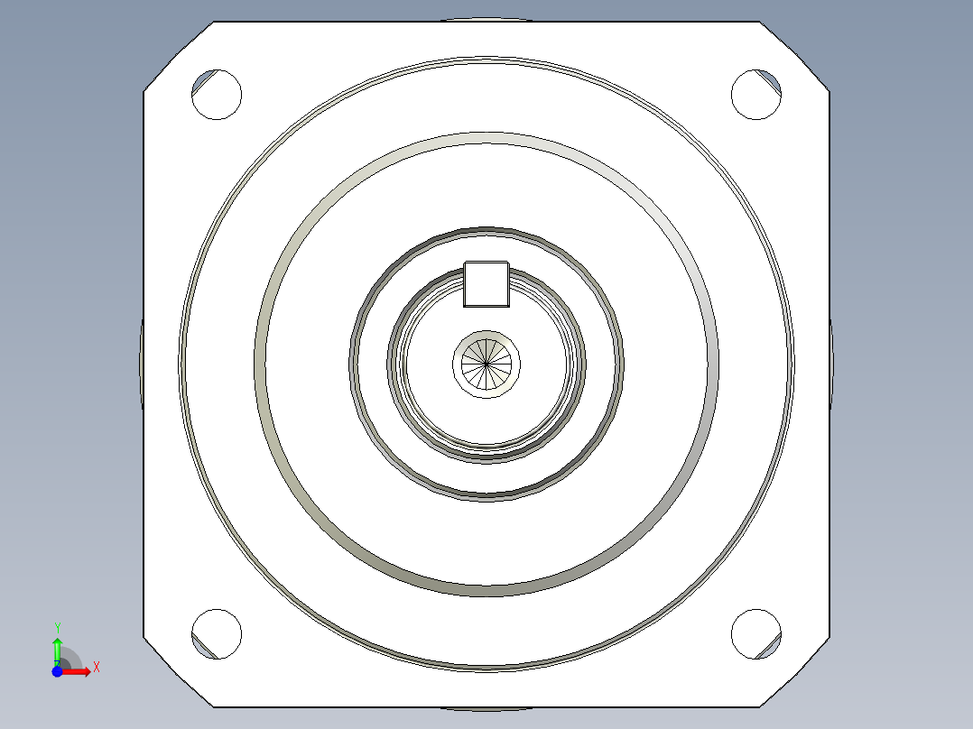 多摩川行星减速机TB-090-L2-19DC19前视图
