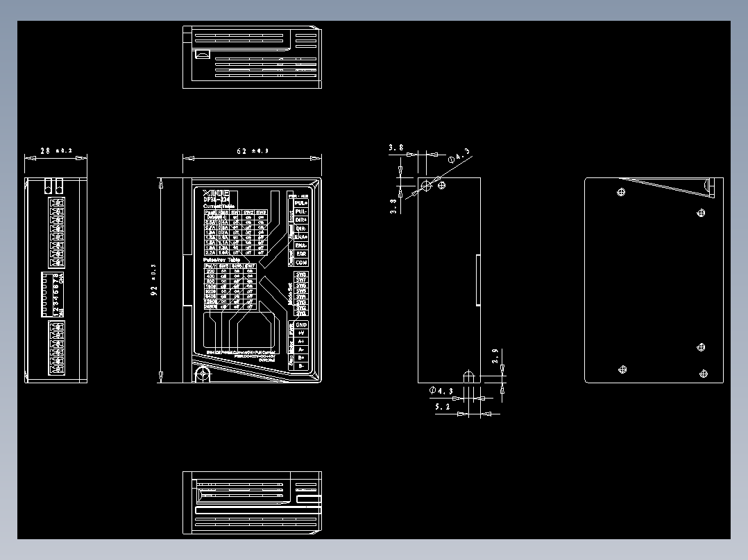 步进驱动DP3L-224-外观图-200428