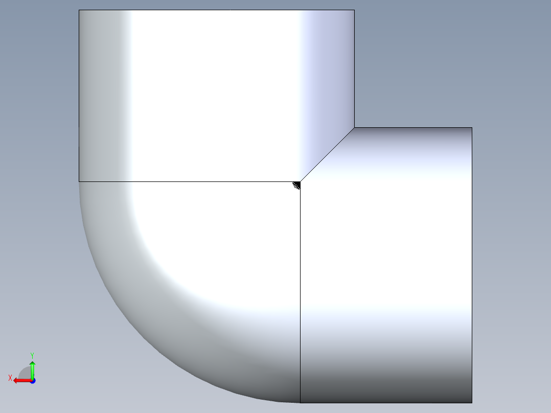 聚氯乙烯配件07-Sch80_90Elbow_FPTxFPT_808-012_1.25in后视图