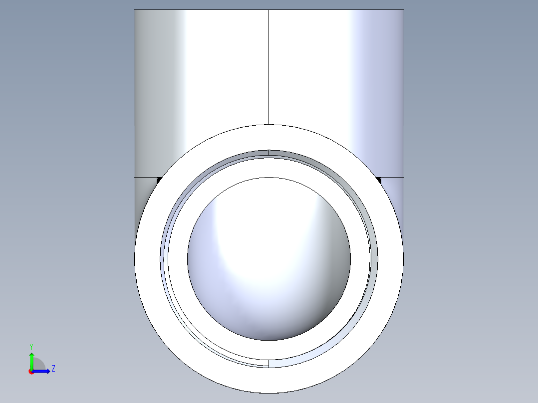 聚氯乙烯配件07-Sch80_90Elbow_FPTxFPT_808-012_1.25in左视图