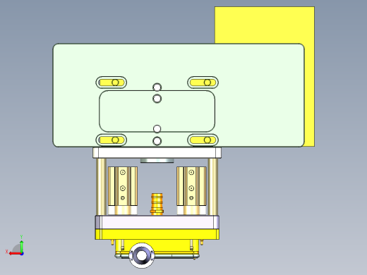 Z3-笔记本CNC工装夹具三维模型CNC2-1008后视缩略图