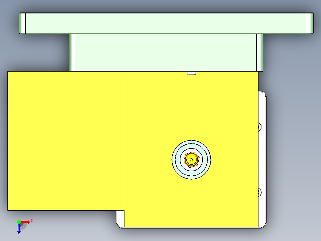 Z3-笔记本CNC工装夹具三维模型CNC2-1008俯视图