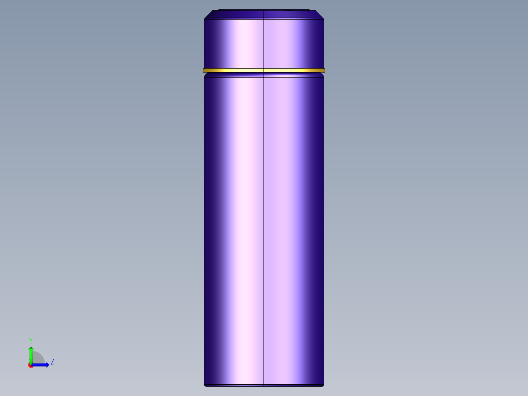 保温杯模型左视图