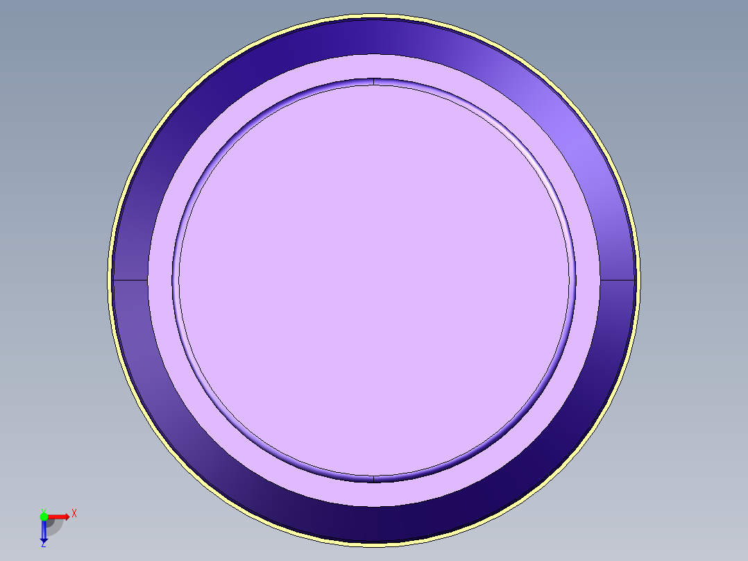 保温杯模型俯视图