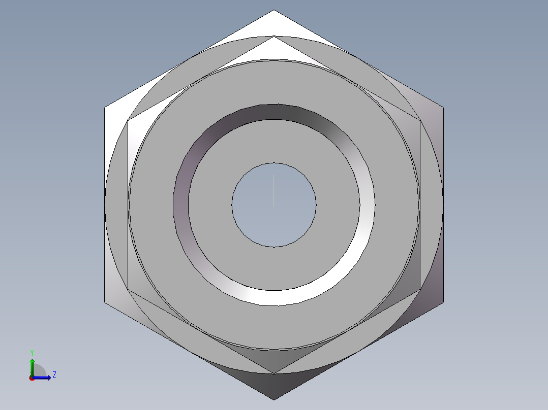压力表接头-带螺母、7BC-04-18GDK+S左视图