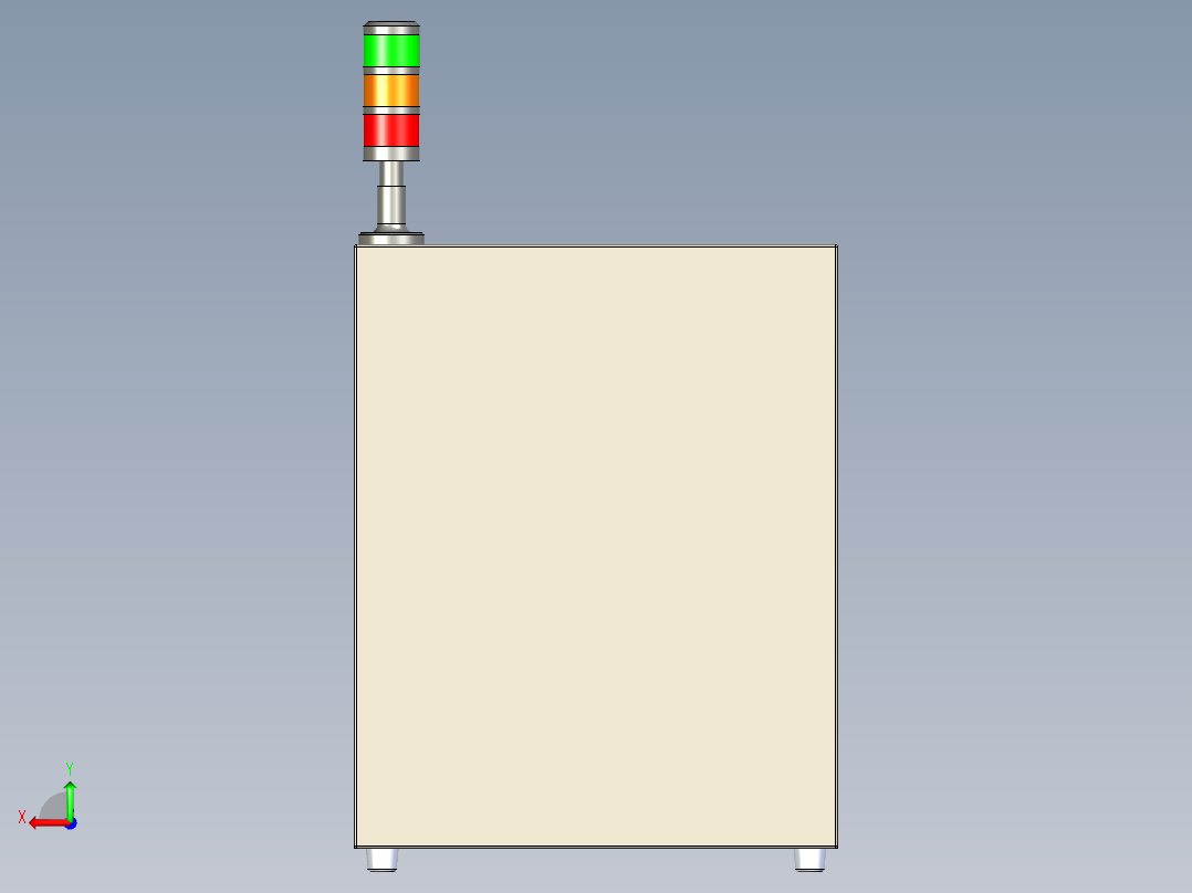 磁通检测仪后视图