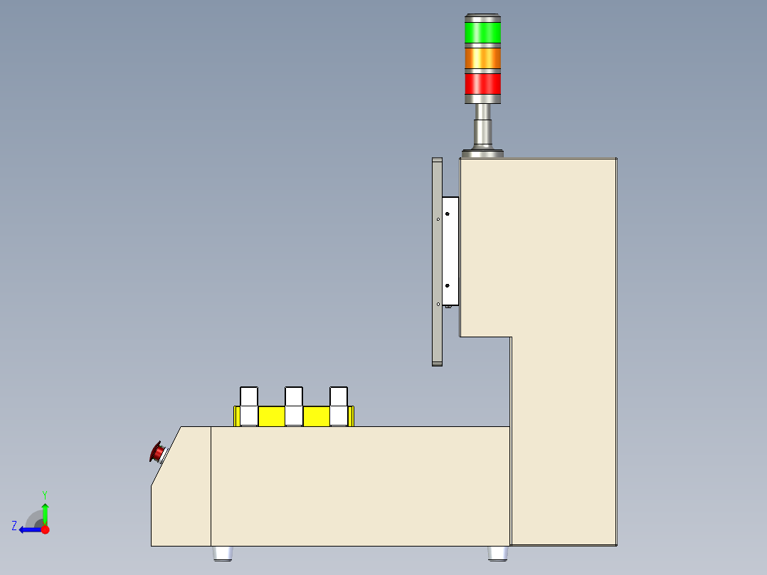 磁通检测仪右视图