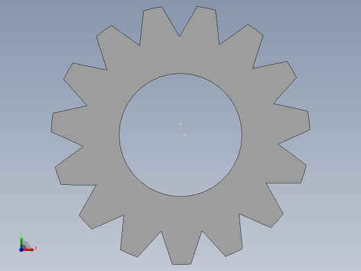 传动齿轮前视缩略图