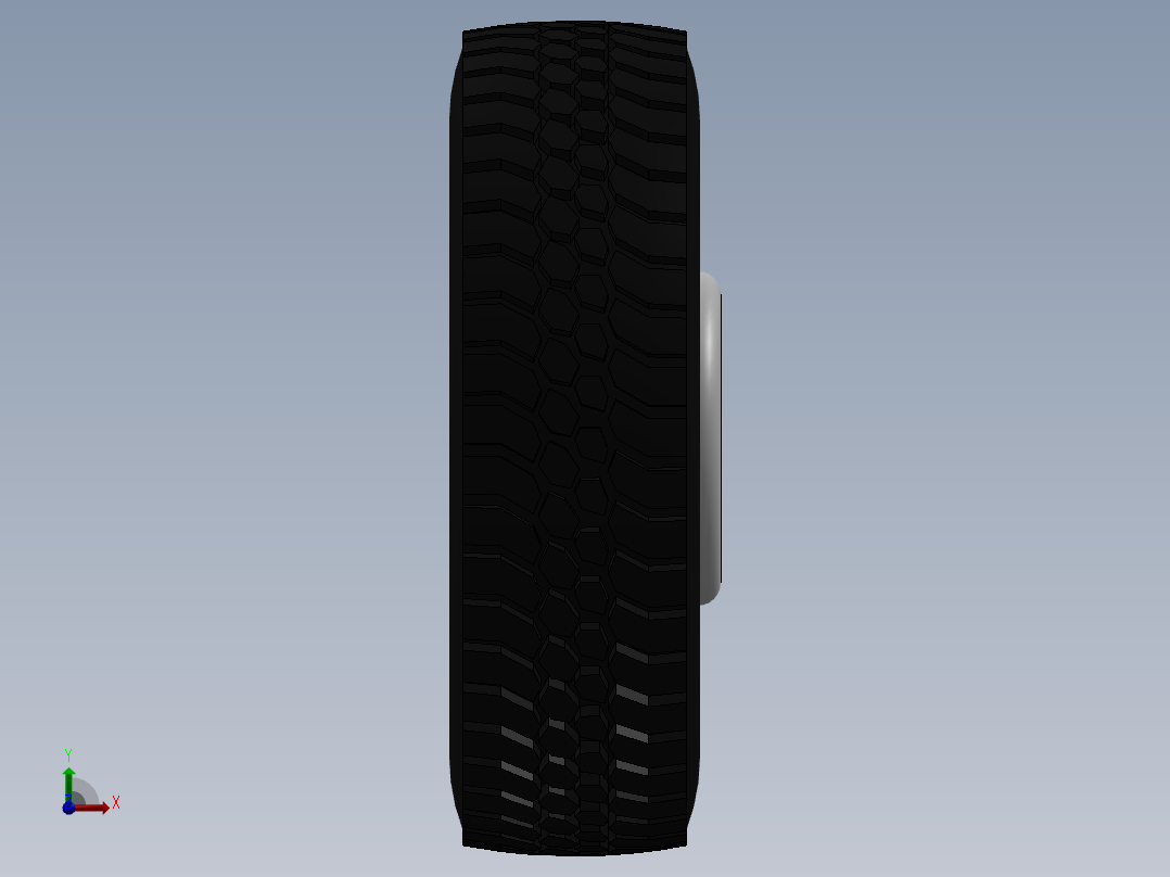 轮胎、车轮、轮毂(8)前视图