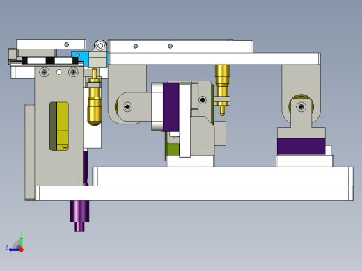 压片机贴合平台下压平台右视缩略图