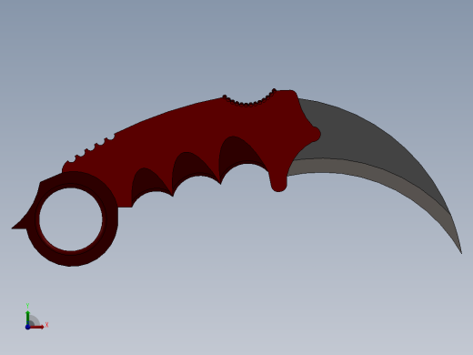 爪子刀、刀(12)前视缩略图