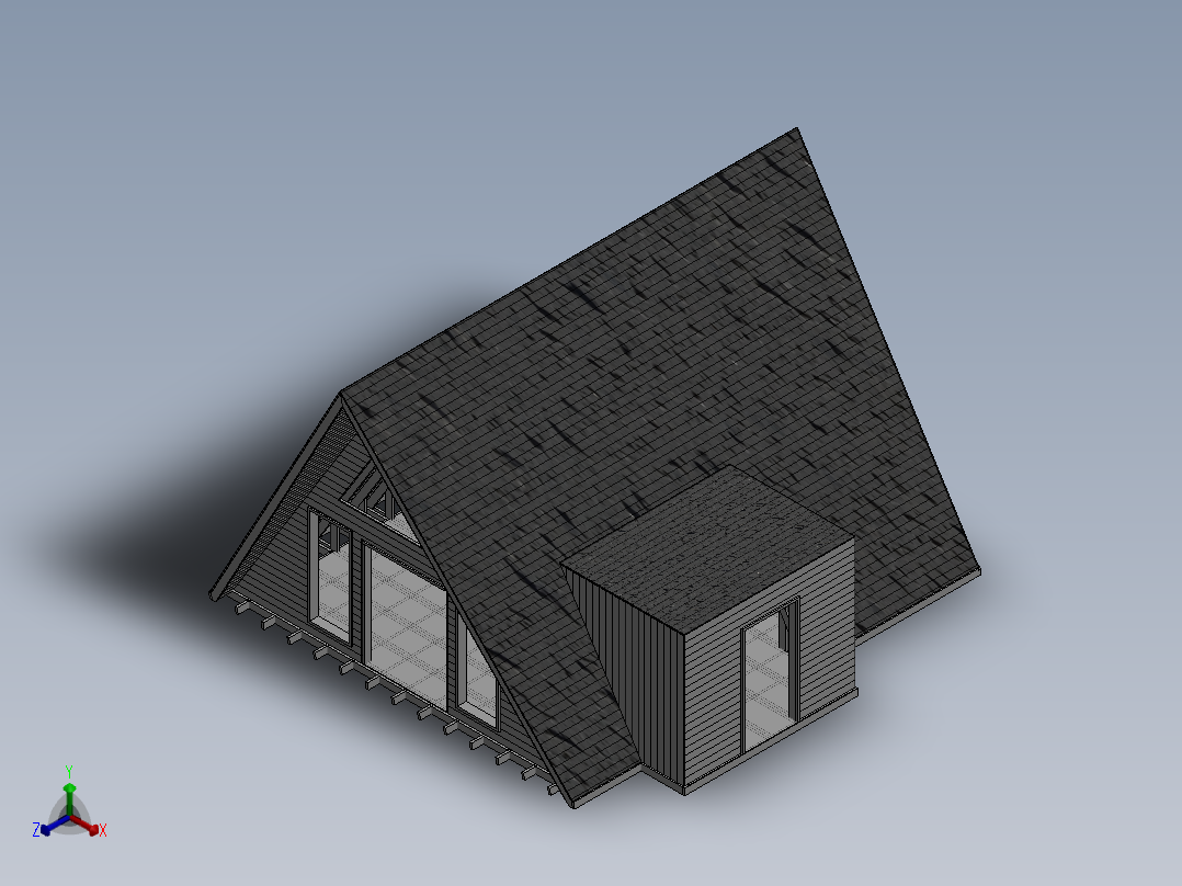 房子、建筑(48)正等轴测图