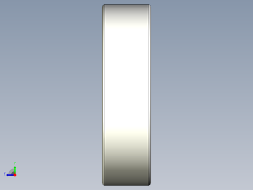 完整的INCH 1600-2RS系列，双密封轴承库— SolidWorks和Step模型右视缩略图