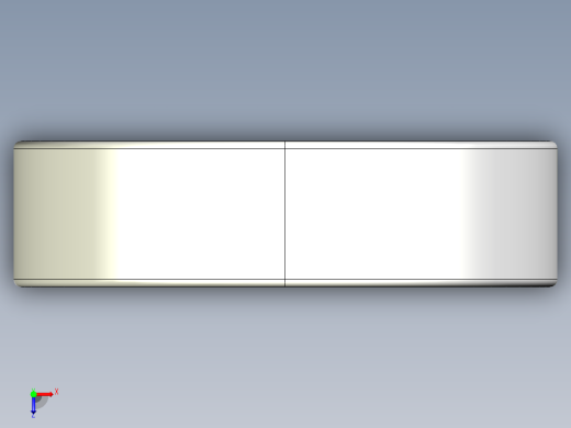 完整的INCH 1600-2RS系列，双密封轴承库— SolidWorks和Step模型俯视缩略图