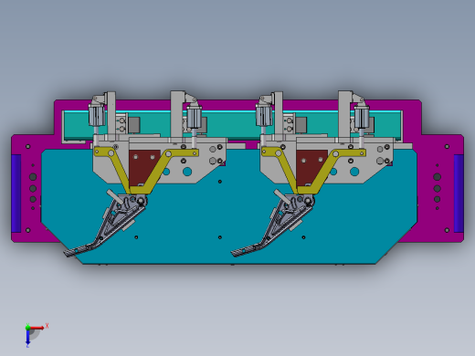 手动刹车组件俯视缩略图