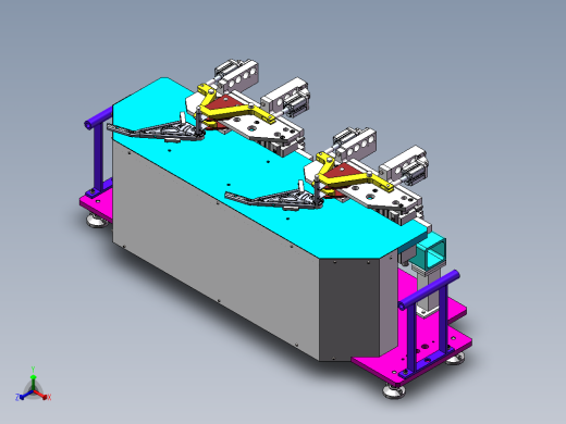 手动刹车组件正等轴测缩略图