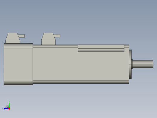 伺服电机100W（带抱闸）三菱 HG-KN13BJ-S100右视缩略图