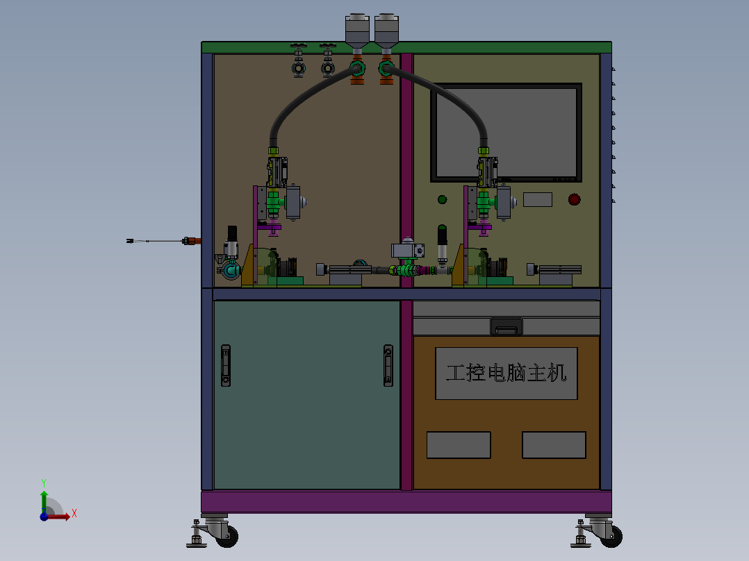 水泵综合性能测试机前视图