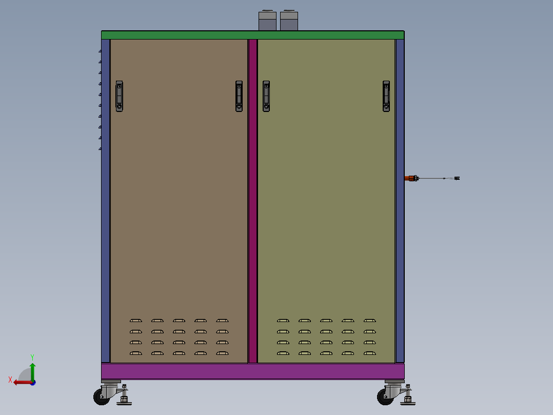 水泵综合性能测试机后视图