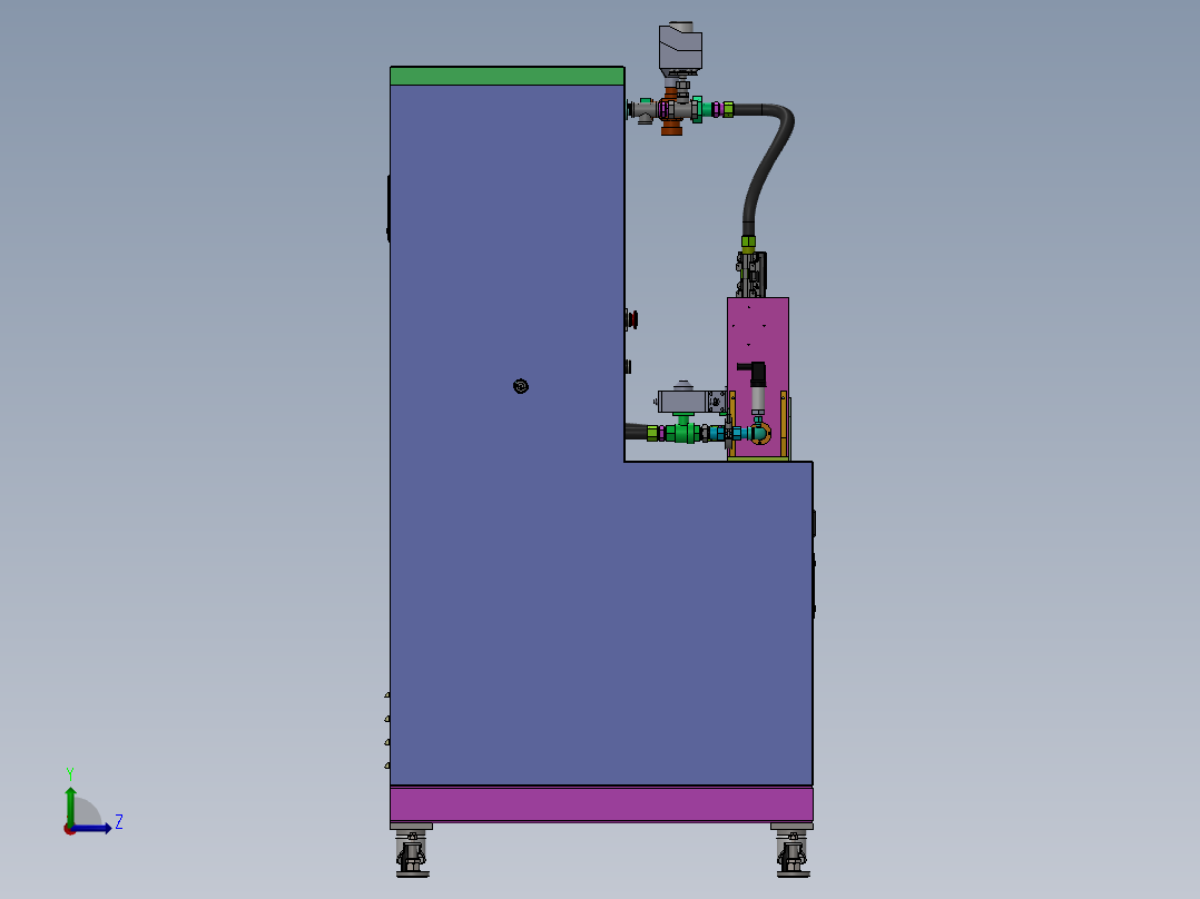 水泵综合性能测试机左视图
