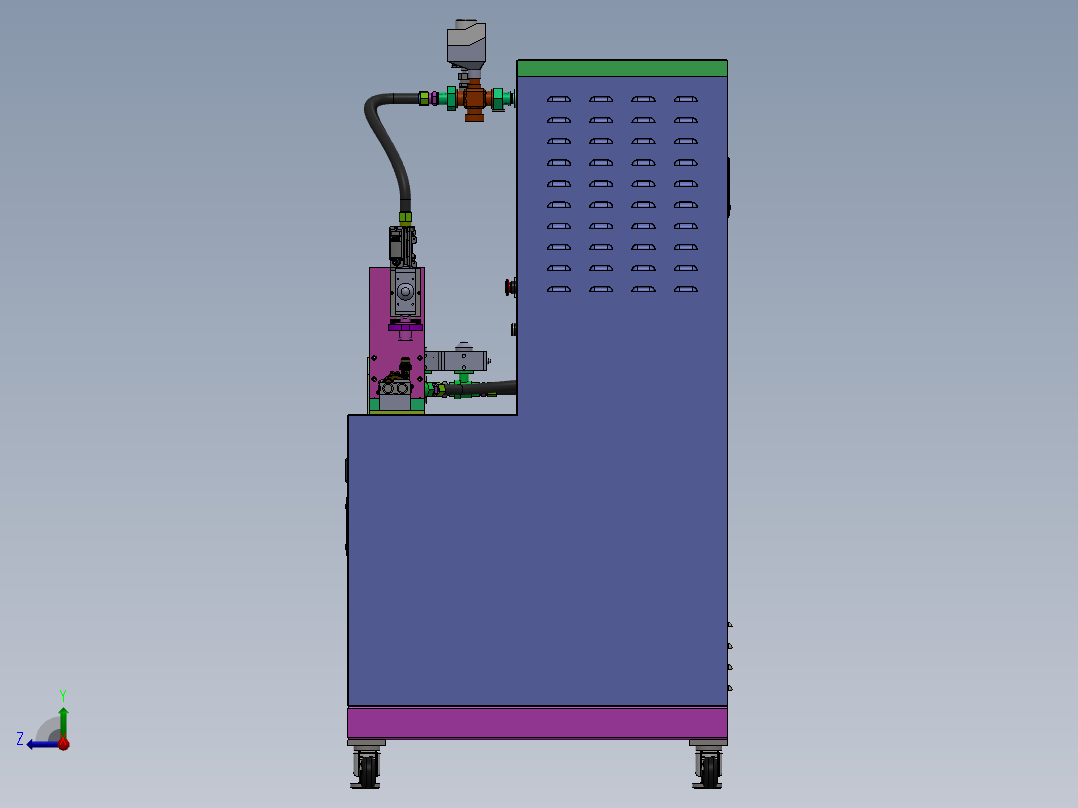 水泵综合性能测试机右视图