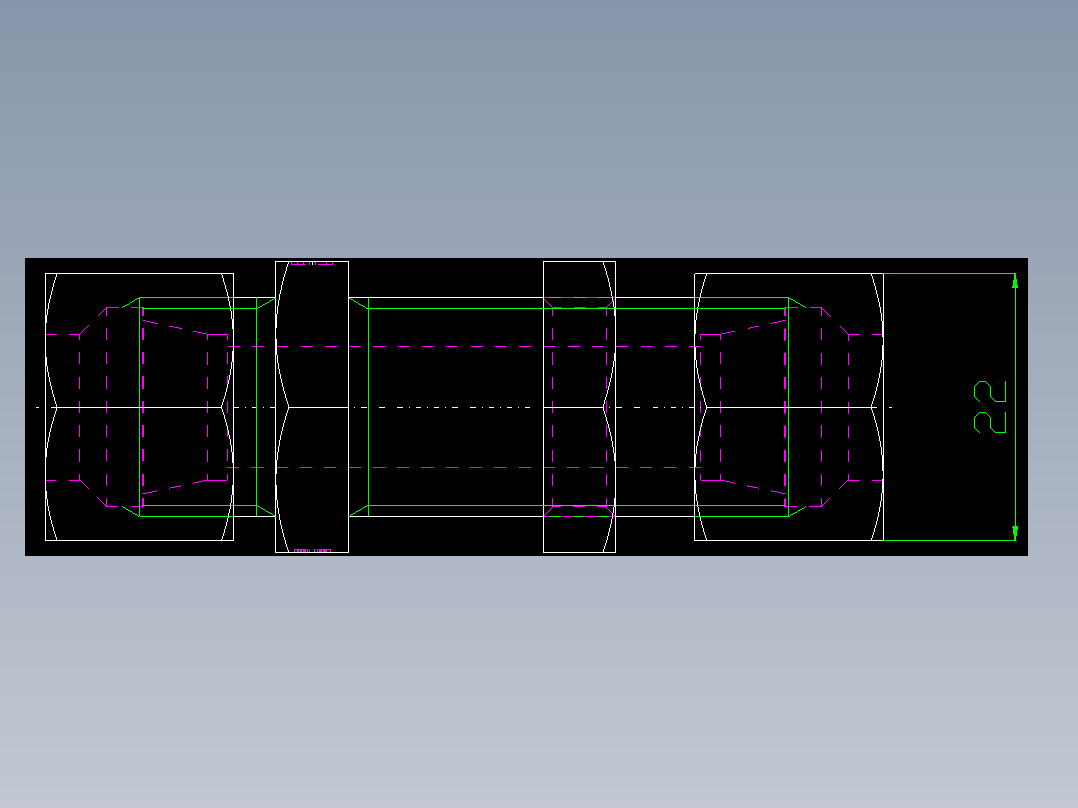 PARKER管接头EO Bulkhead union SV12LMS(16)_top