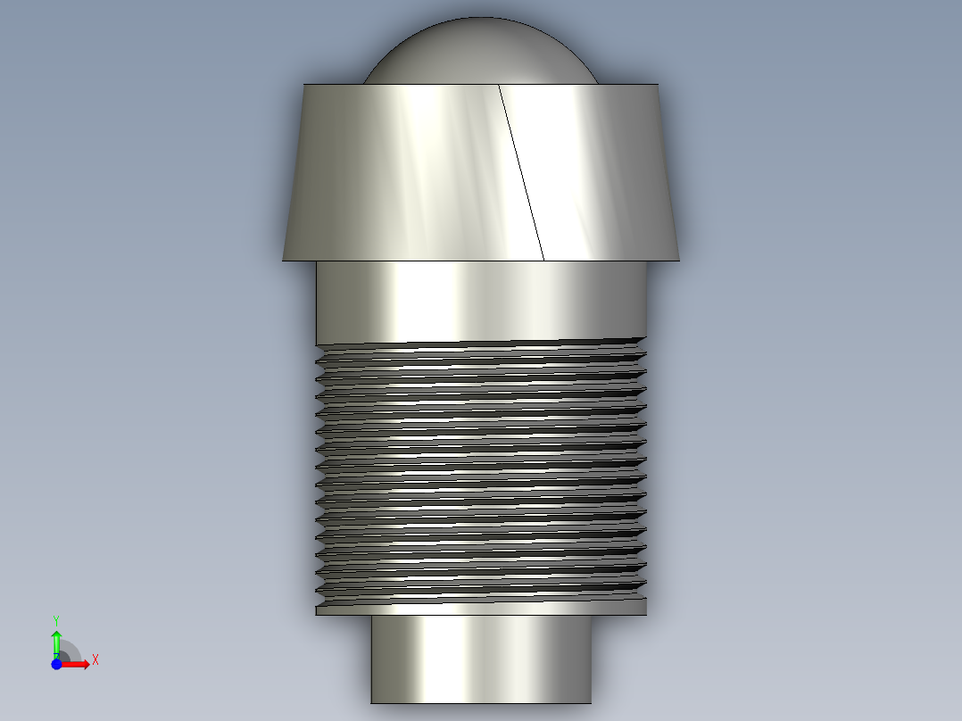 led红色不锈钢8mm 12前视图