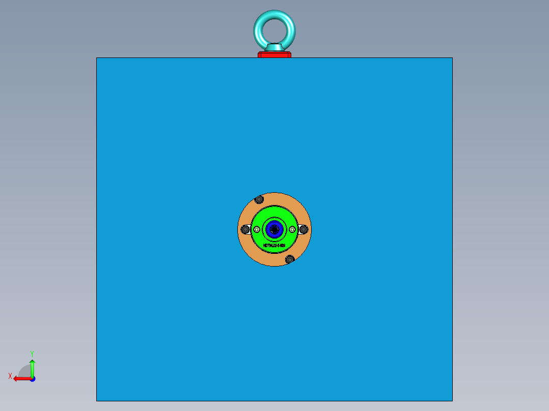 阿波罗按键模具后视图