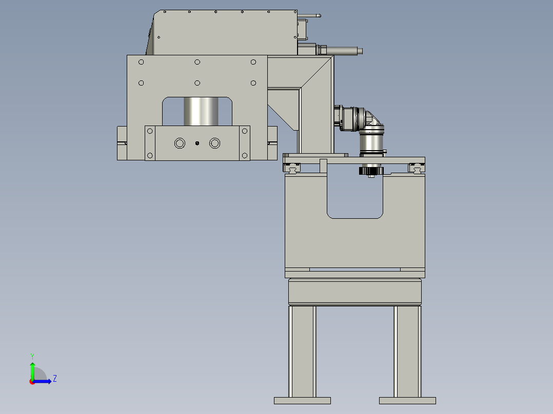 齿条滑台左视图