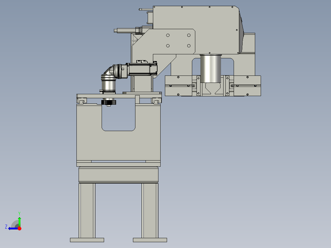 齿条滑台右视图