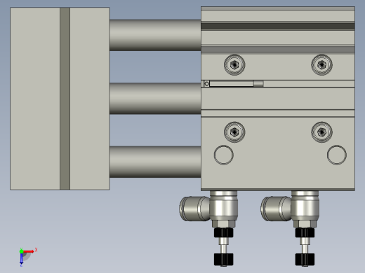 升缩式阻挡俯视缩略图
