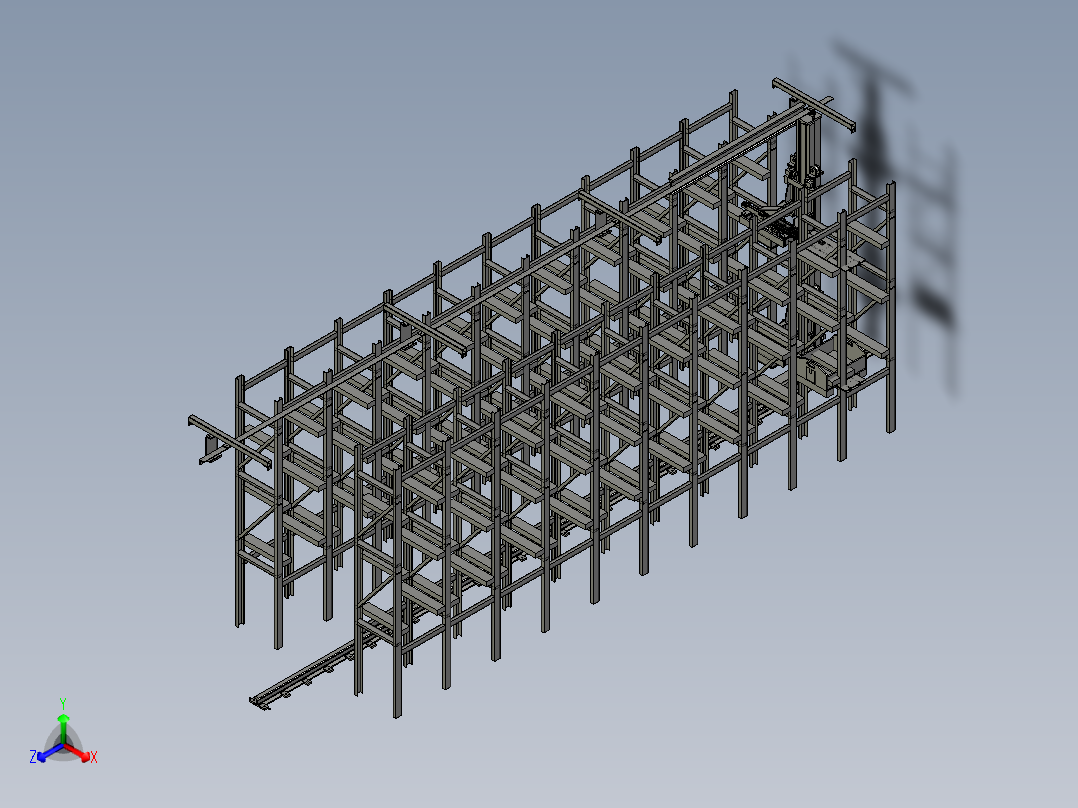 BHS立体仓库主视图