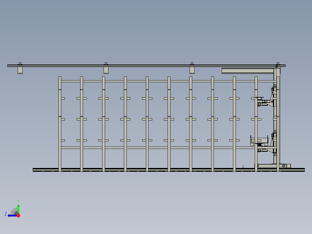 BHS立体仓库右视图