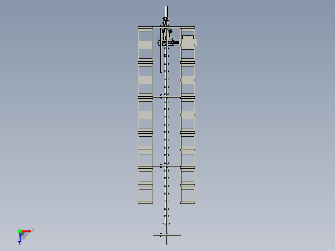 BHS立体仓库俯视图